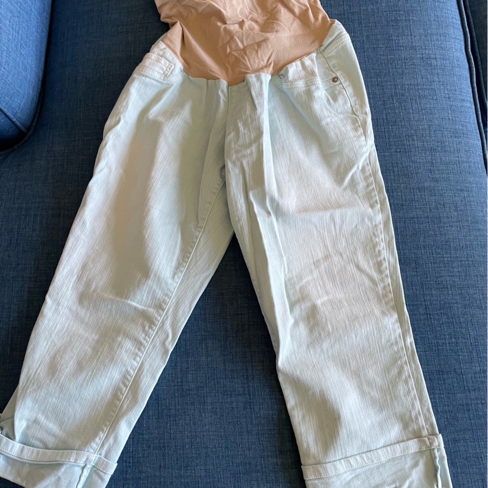 2 pairs of size large maternity pants
